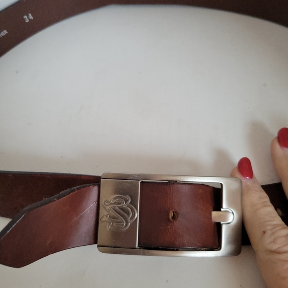 EAGLES WINGS South Carolina Gamecocks Leather Brandish Brown Belt Size 34 - Picture 1 of 4